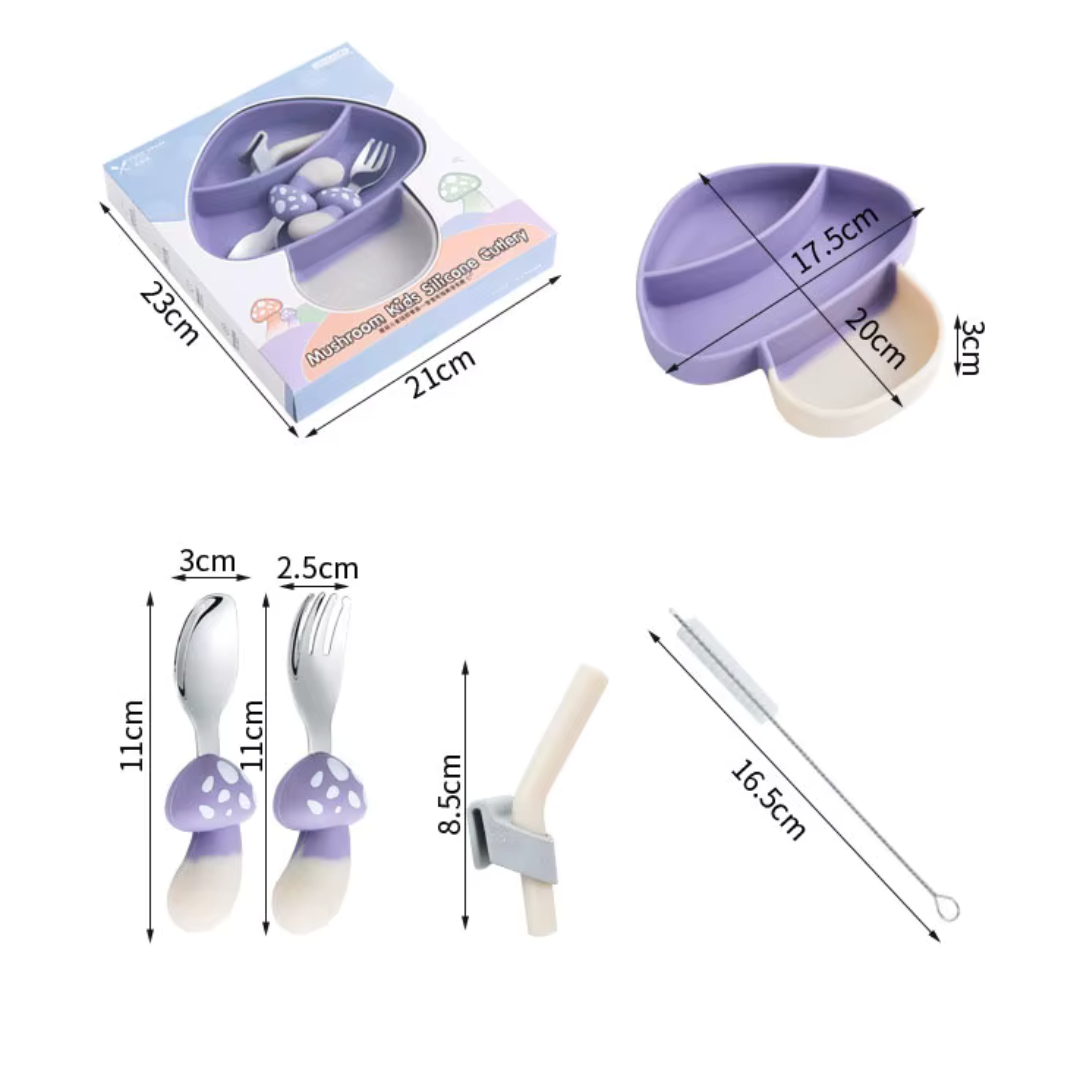 🥄 HappyBites Silikon-Set